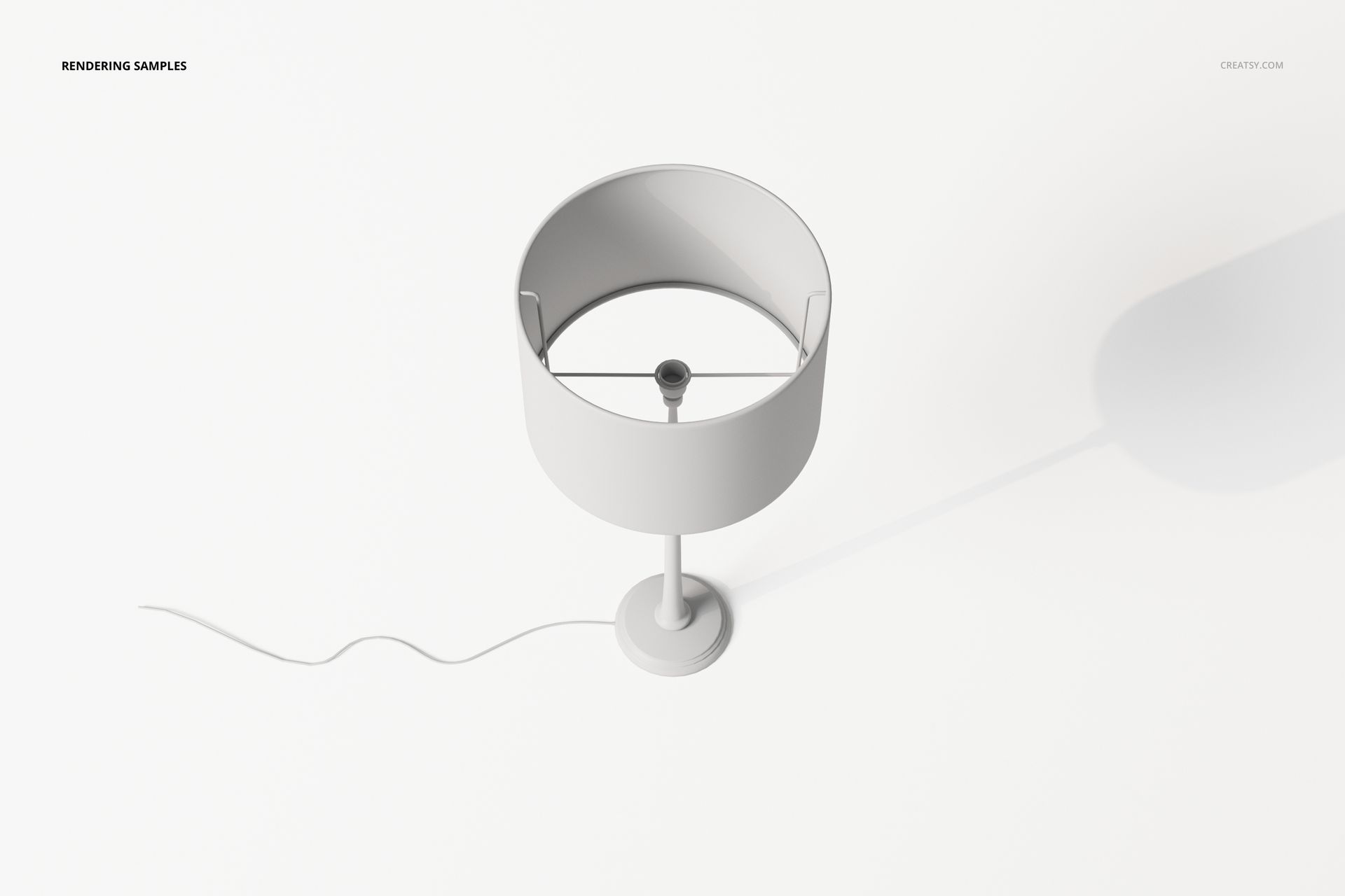 Modern Elegance Table Lamp 3D Model - mockup screenshot 2