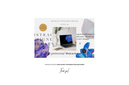 PSD mockup of a handheld mug decorated with vibrant abstract design in blue and purple tones, viewed from the front.