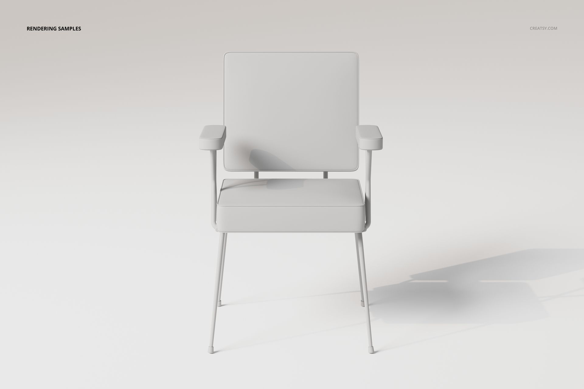 Modern Office Chair 3D Model - mockup screenshot 2
