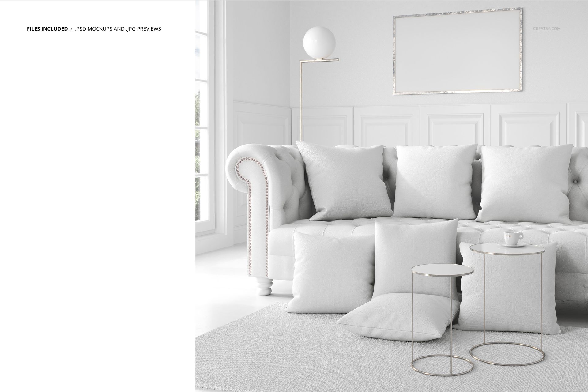 Luxury Interior Pillow Mockup - mockup screenshot 2
