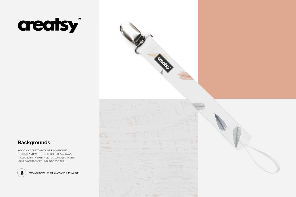 Pacifier Clip Mockup Set - mockup screenshot 5