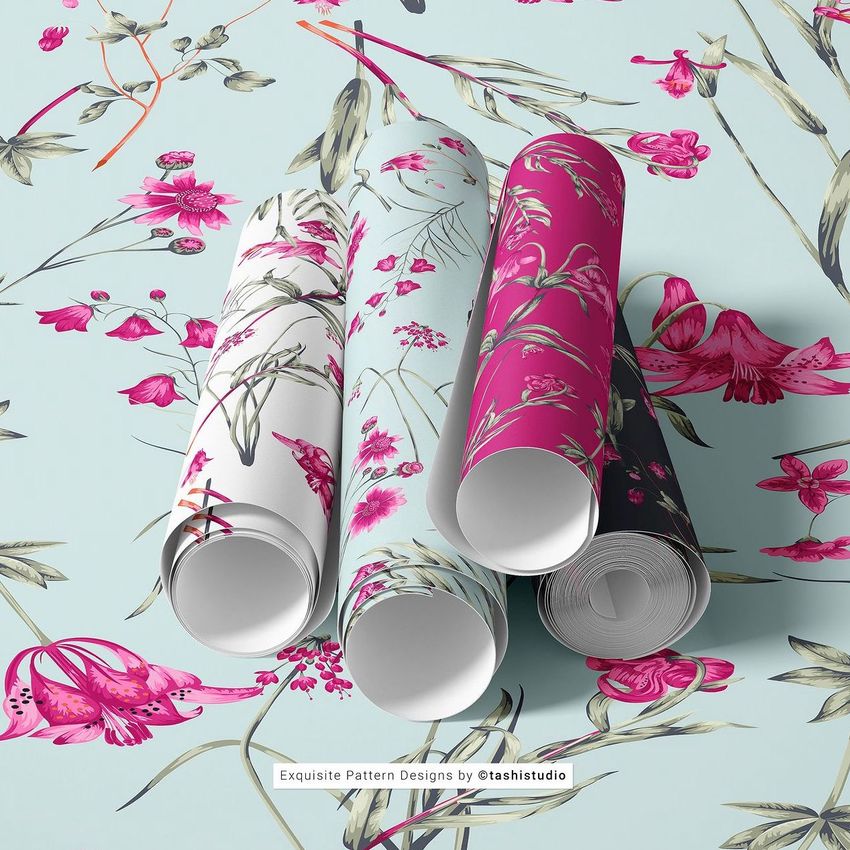 Flower Pattern  by Tashi Studio - Files in Use example