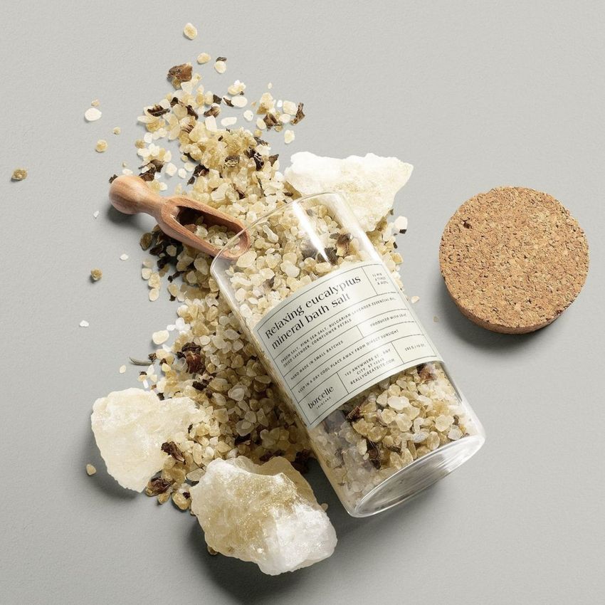 Bath Salt Label Design by Crocus Paperi  - Files in Use example