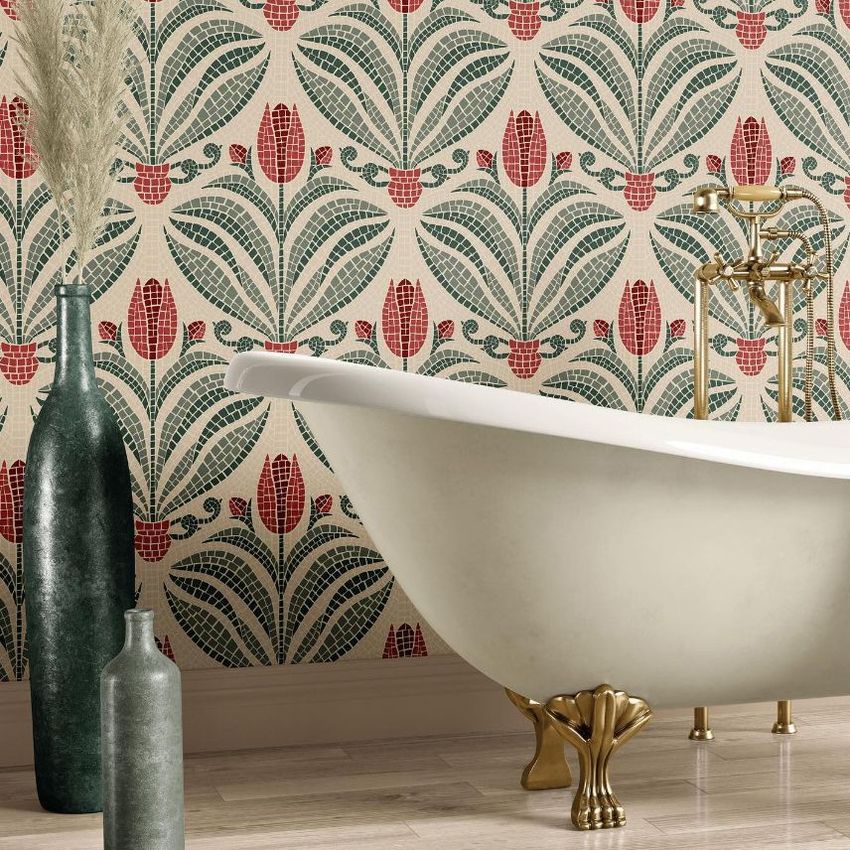 Red Tulip Mosaic by Gargi Panwar - Files in Use example