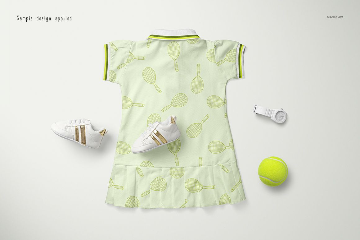Polo Dress Mockup Set (45/LFv.1) - mockup screenshot 4