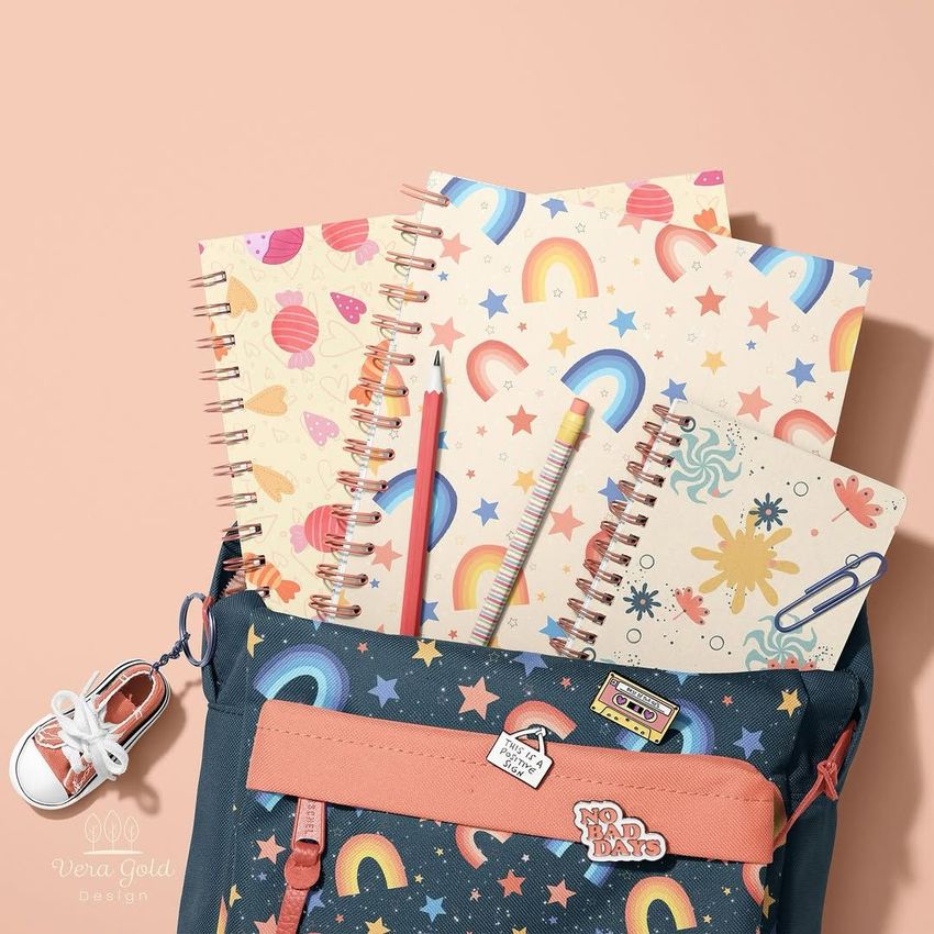 Rainbow Wishes by Vera Gold Design - Files in Use example