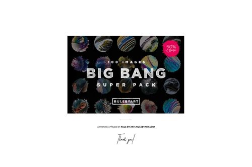 Front view of an iPhone 12 display mockup featuring a black screen with colorful abstract circular designs.