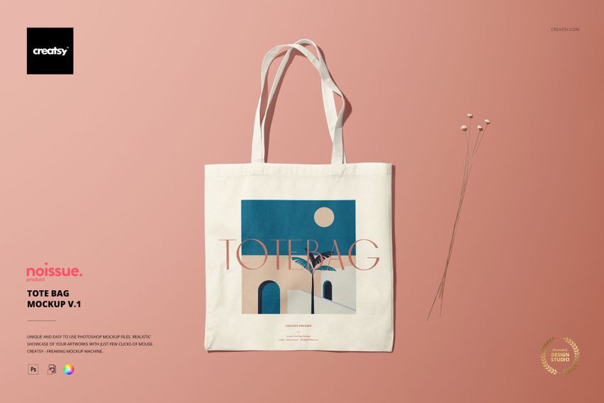 Tote Bag Mockup v.1 - mockup screenshot 1