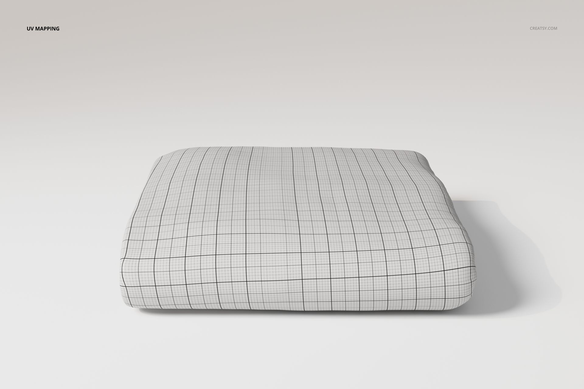 Folded Contour Bedsheet 3D Model - mockup screenshot 4
