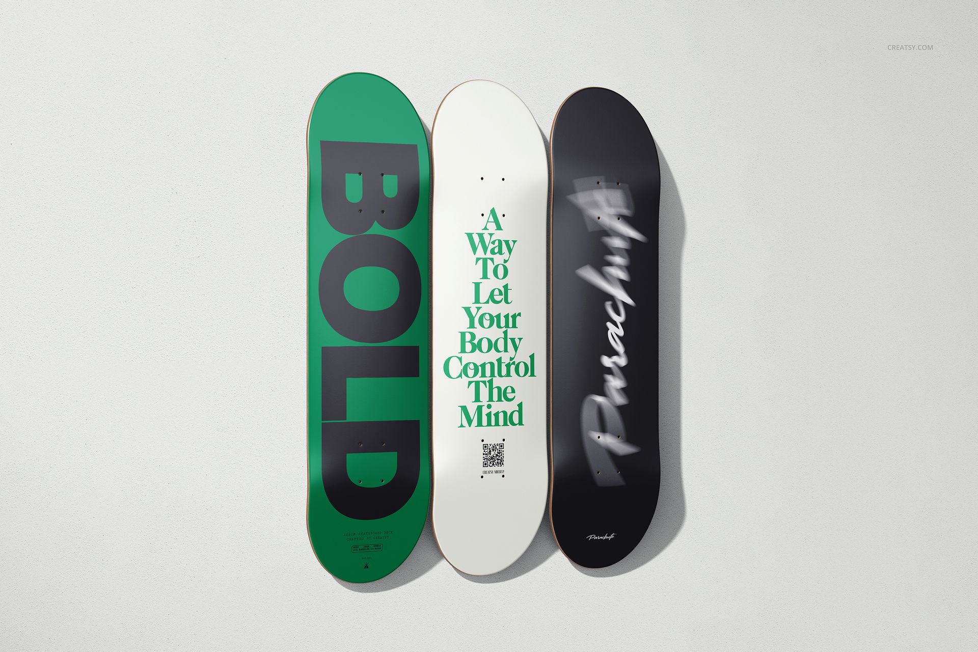 Skateboard Deck Mockup Set - mockup screenshot 6