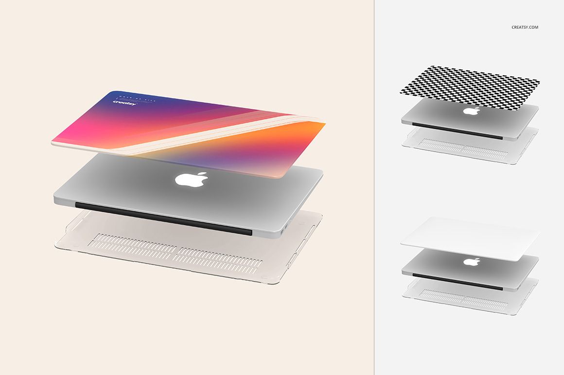 Macbook Case Mockup Set - mockup screenshot 2