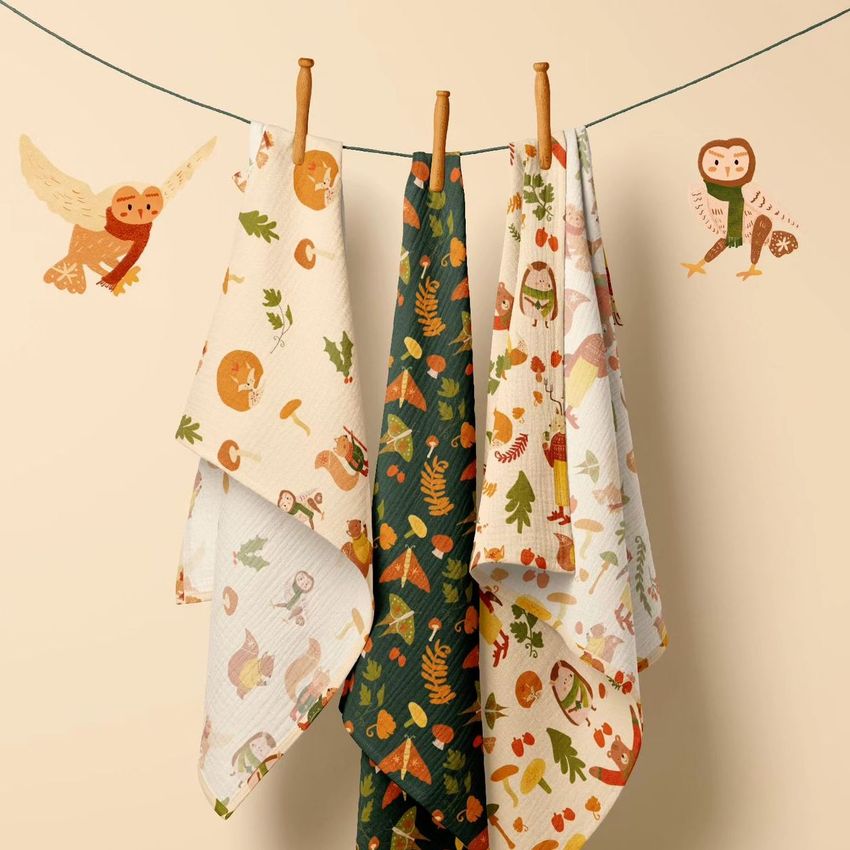 Woodland Winter Critters by Noura Adel - Files in Use example