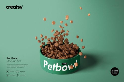 Pet Bowl Mockup Set - mockup preview 1