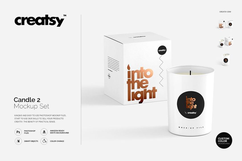 Scented Candle Mockup Suite - mockup screenshot 1