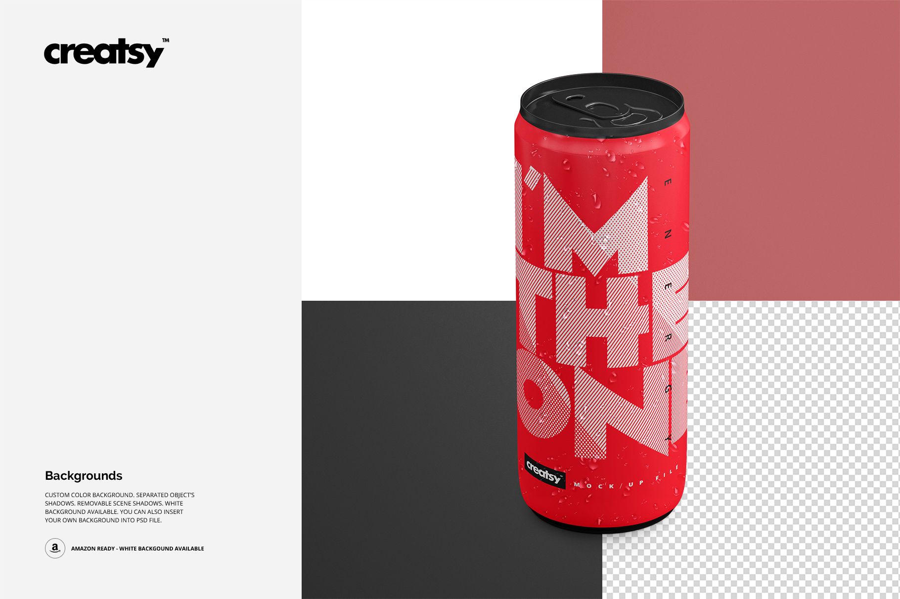 Energy Drink Can Mockup Set - mockup screenshot 17
