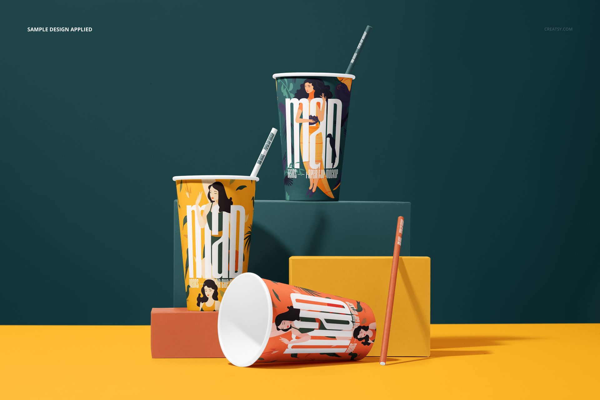 Paper Cup Mockup Set v.7 - mockup screenshot 3