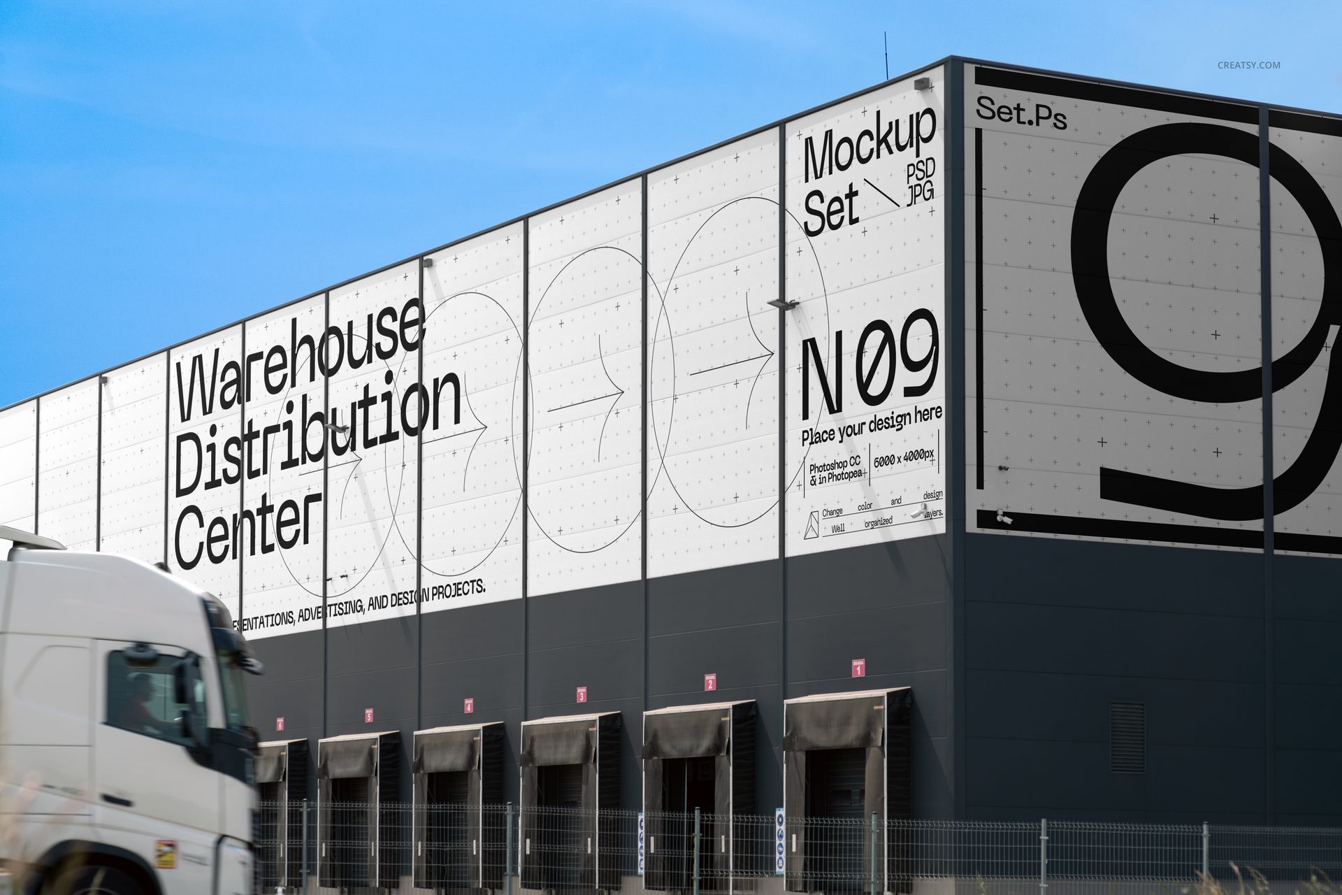 Warehouse Distribution Center Mockup Set - mockup screenshot 9