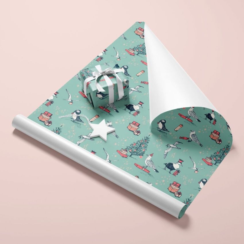   Festive Coastal Birds by Coostie Designs - Files in Use example