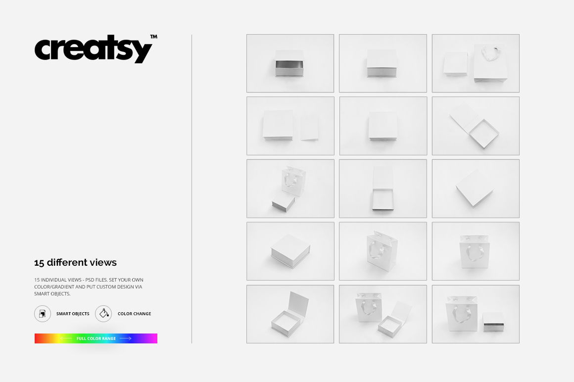 Jewelry Box Mockup Set - mockup screenshot 11