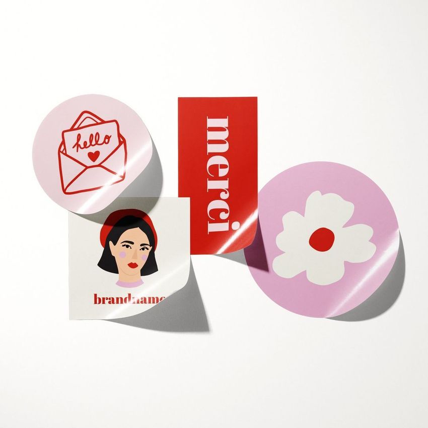 French Vanilla Stickers by Birdie Bardot - Files in Use example