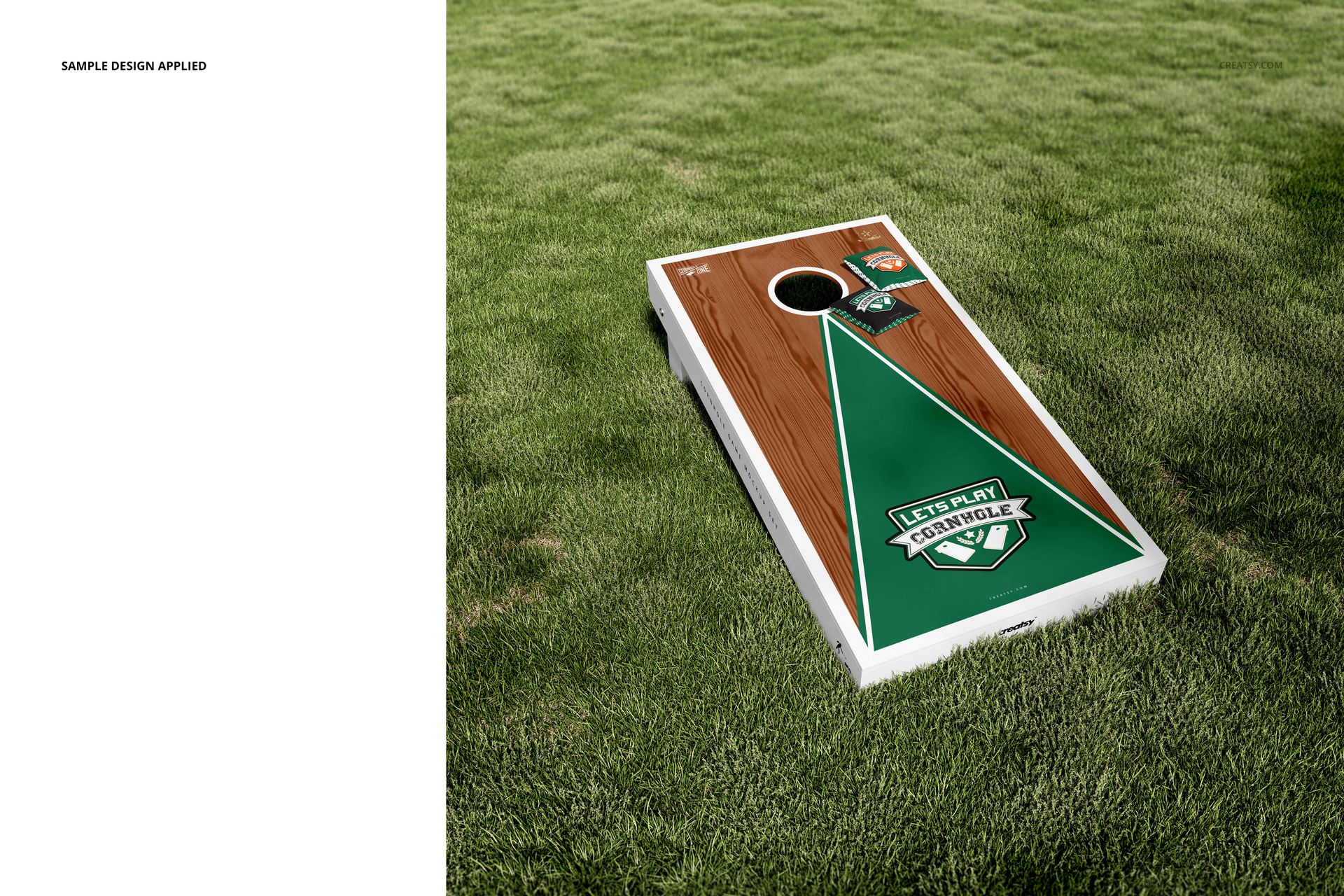 Cornhole Board & Bags Mockup Set - mockup screenshot 11