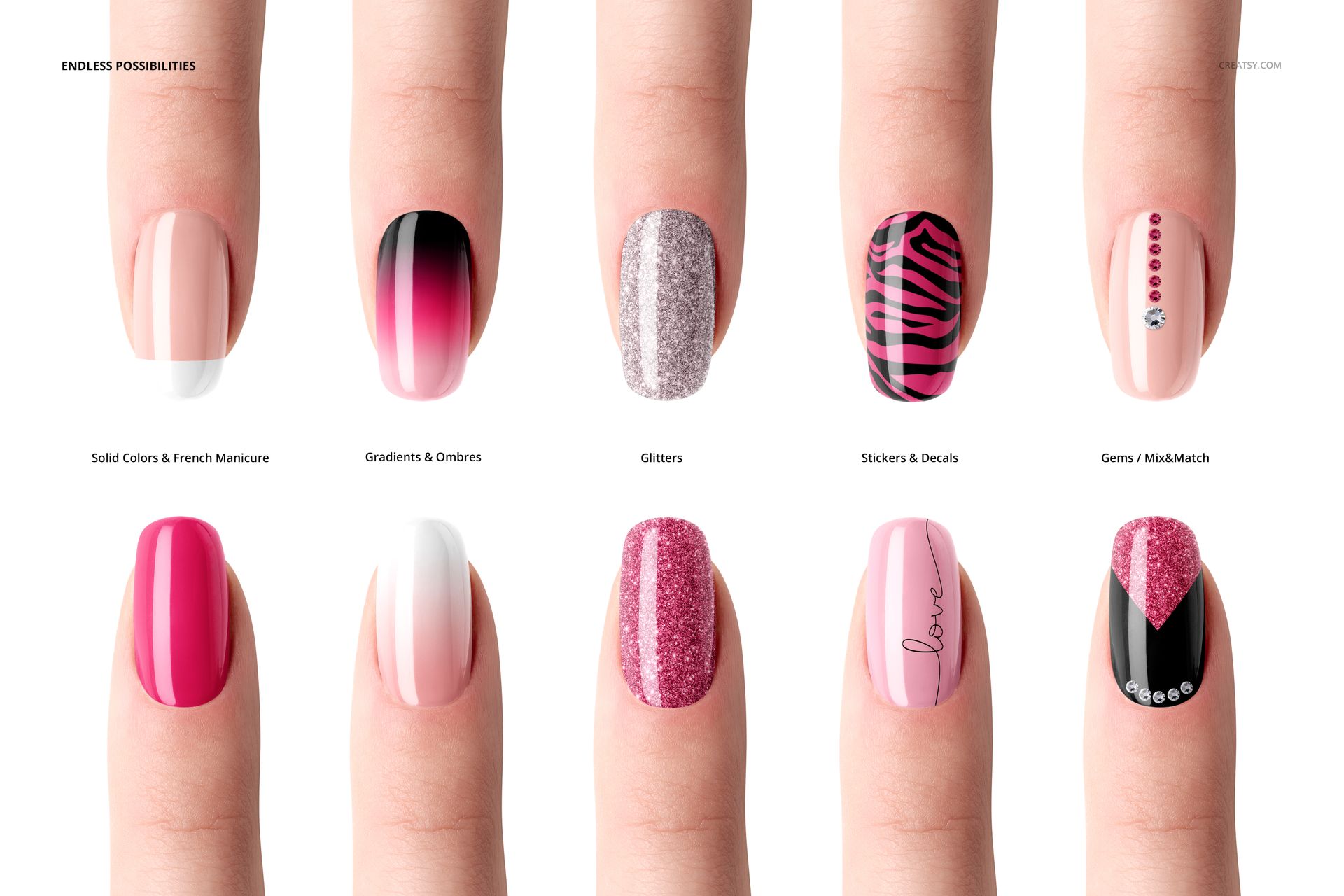 Nail Mockup Set - mockup screenshot 4