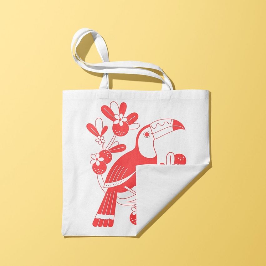 Toucan Pattern  by Jess Miller - Files in Use example