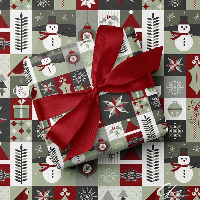 Christmas Pattern  by Cavell Ferguson - Files in Use example