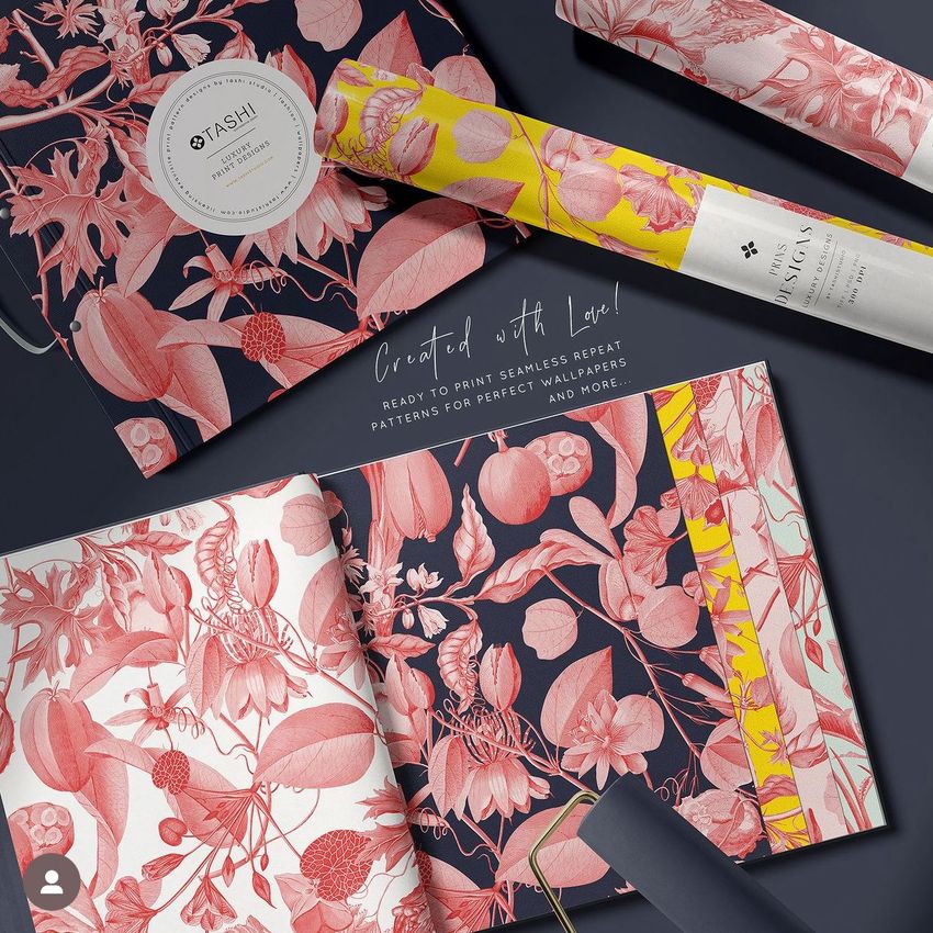Floral Pattern  by Tashi Studio - Files in Use example