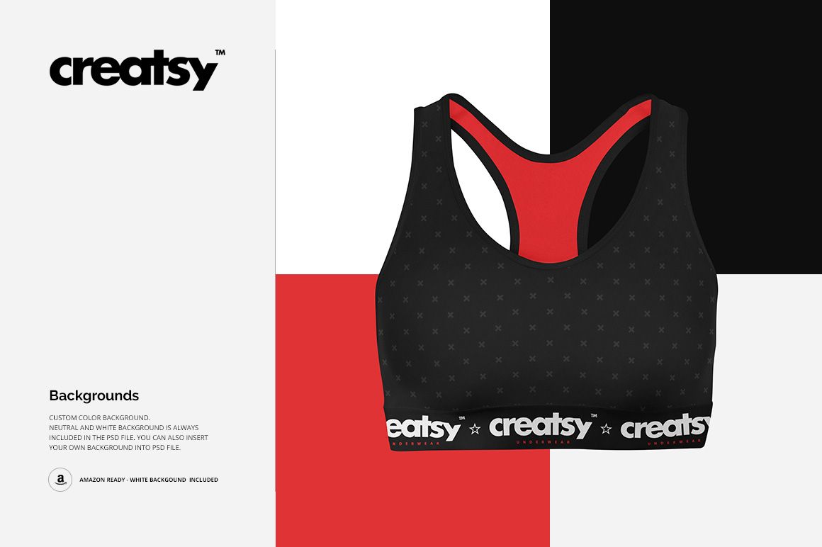 Sport Bra 3 Mockup Set - mockup screenshot 6