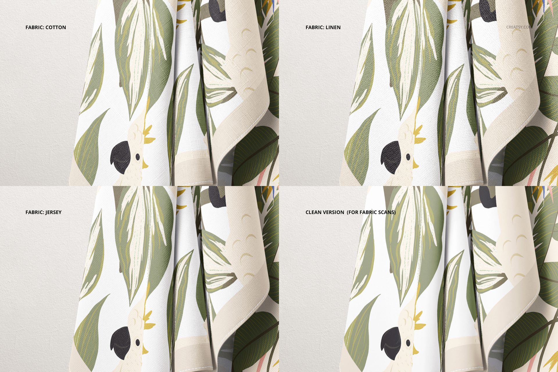 Hanging Fabrics Mockup Set - mockup screenshot 8