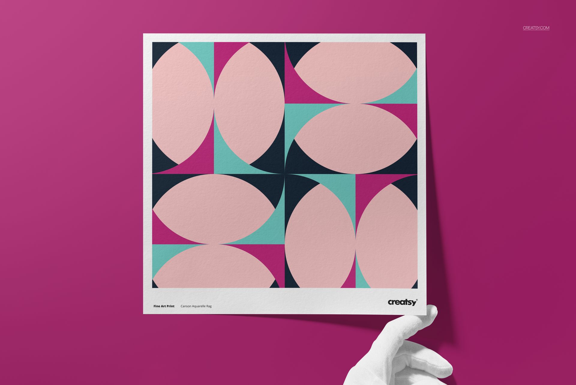 Fuji Fine Art Museum Rough Giclée Fine Art Print Mockup Set (Square)