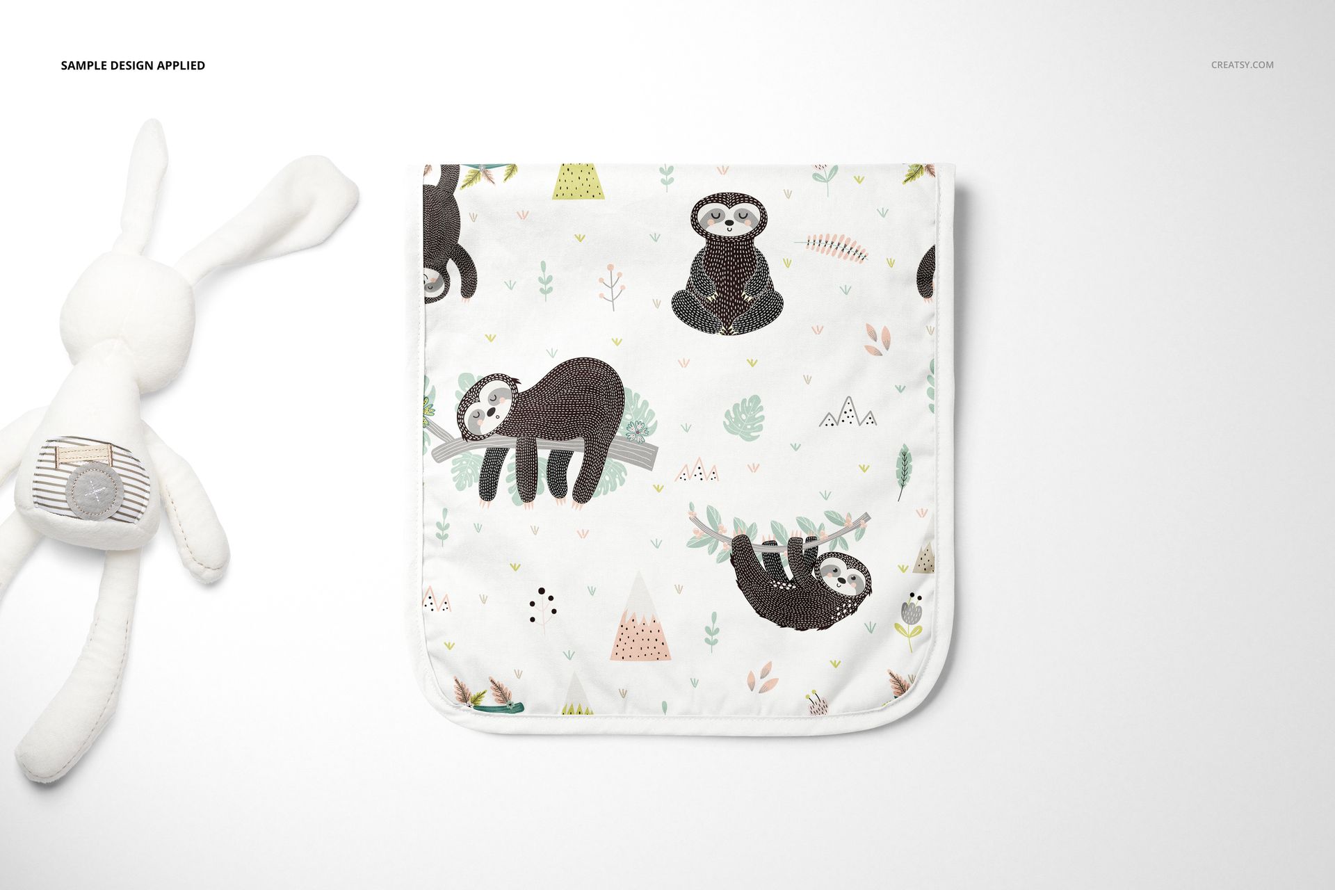Minky Burp Cloth Mockup Set (06/LFv.2) - mockup screenshot 8