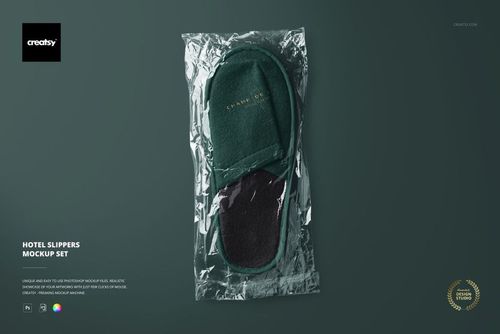 Hotel Slippers Mockup Set - mockup preview 1