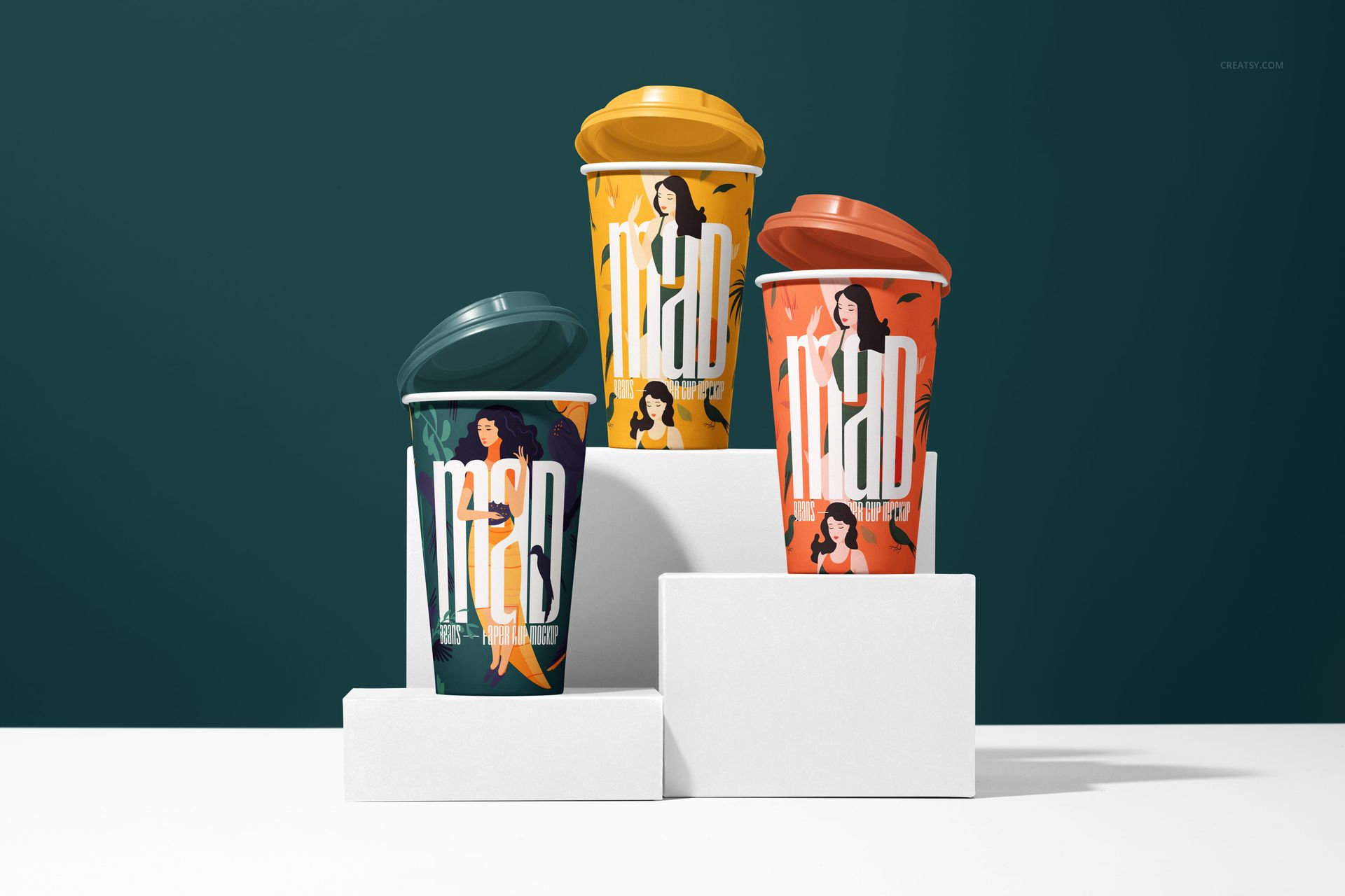 Paper Cup Mockup Set v.7 - mockup screenshot 4