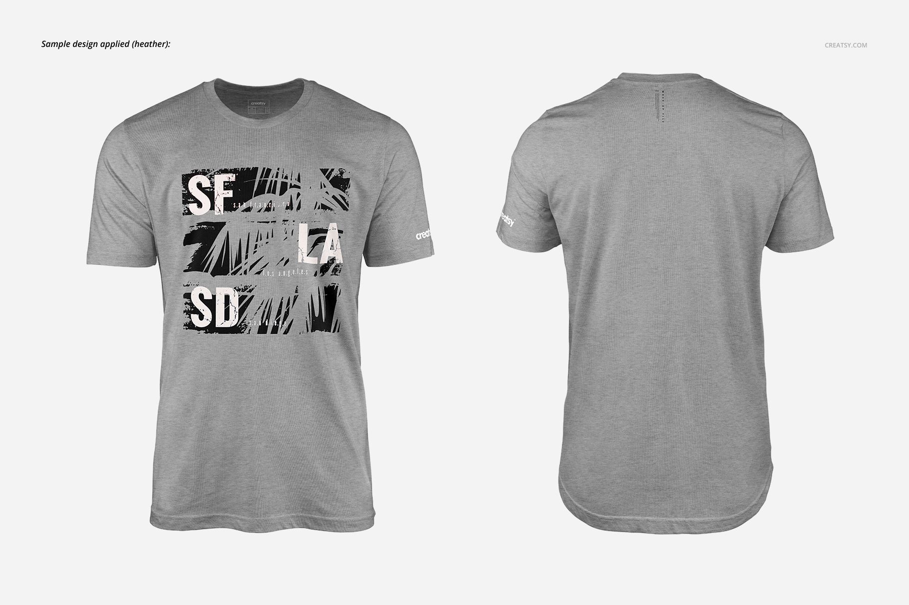 Men T-shirt Mockup Set - mockup screenshot 5