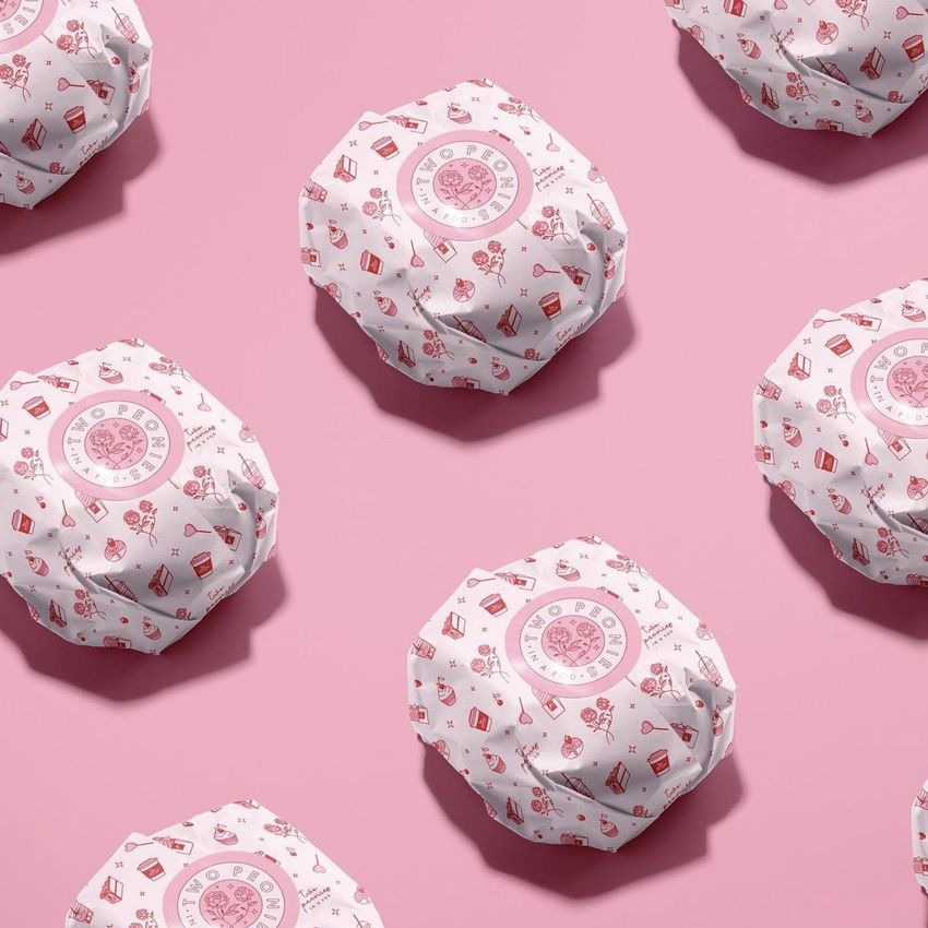 Two Peonies in a Pod by Lucy’s Logos - Files in Use example