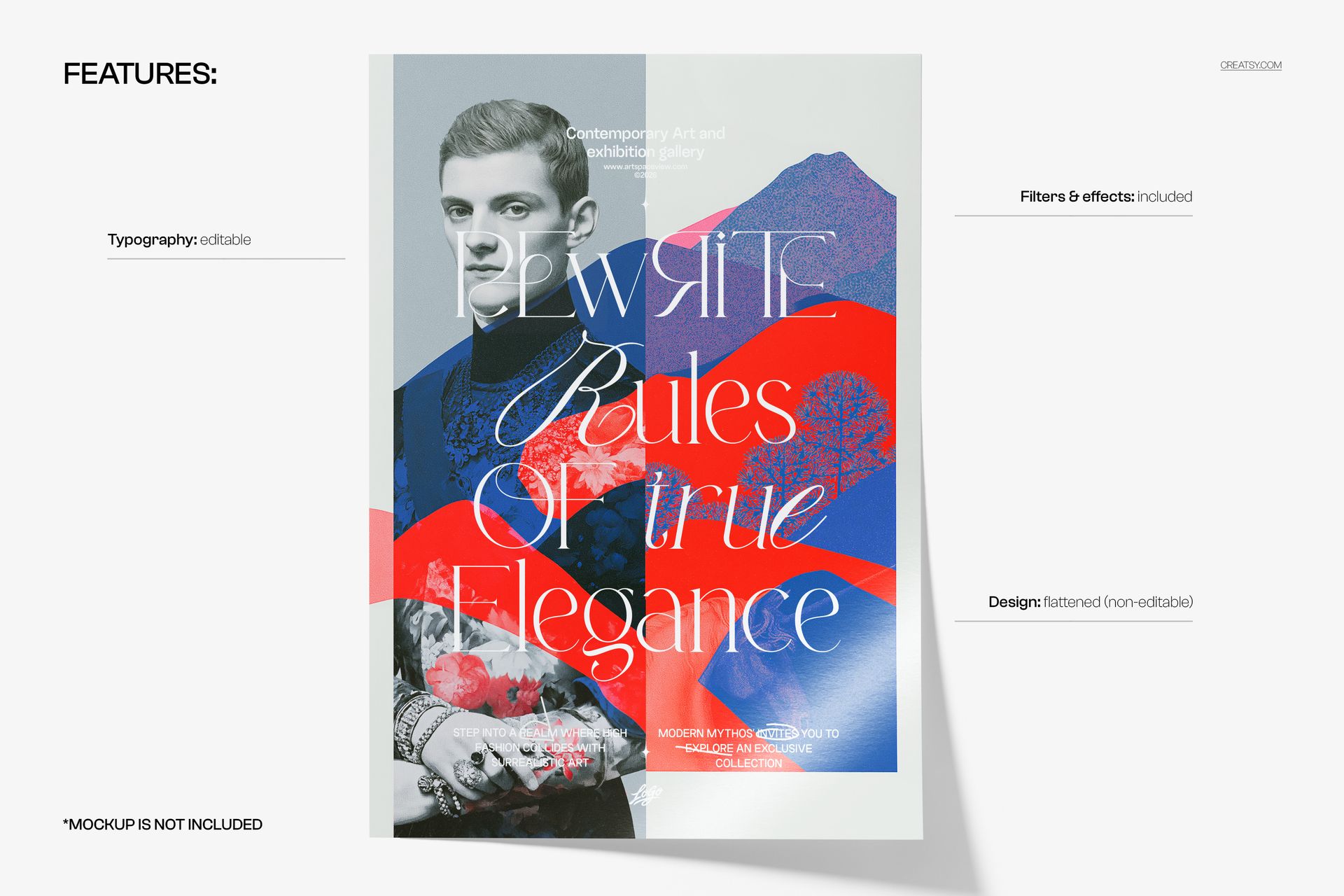 True Elegance Gallery Poster Template