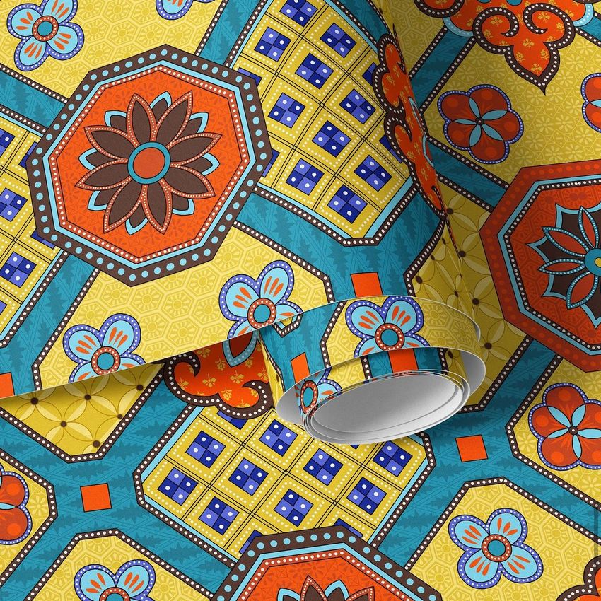 Ethnic Print by Tashi Studio - Files in Use example