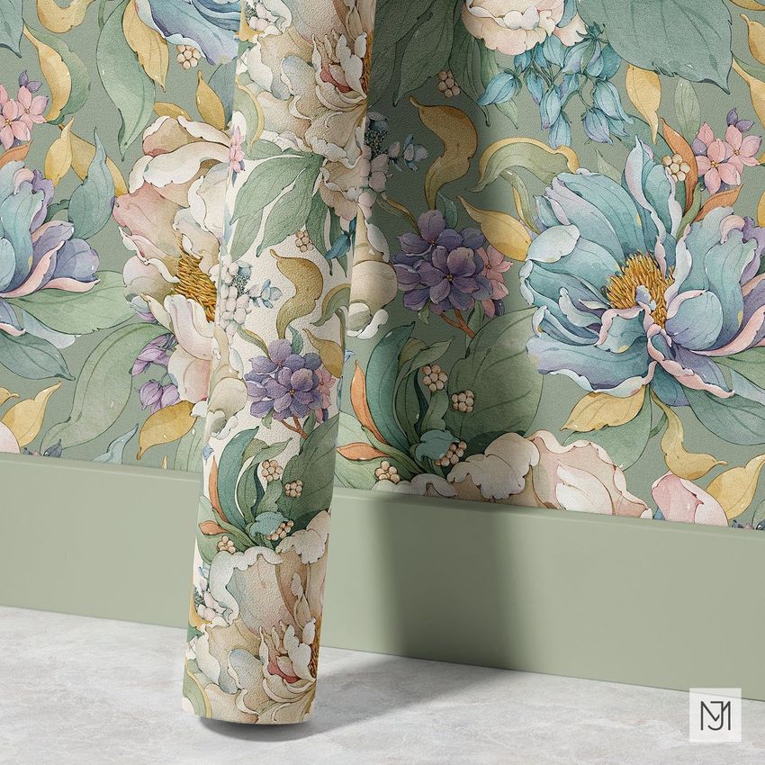 Soft Peony Seamless Pattern by Media Jamshidi - Files in Use example