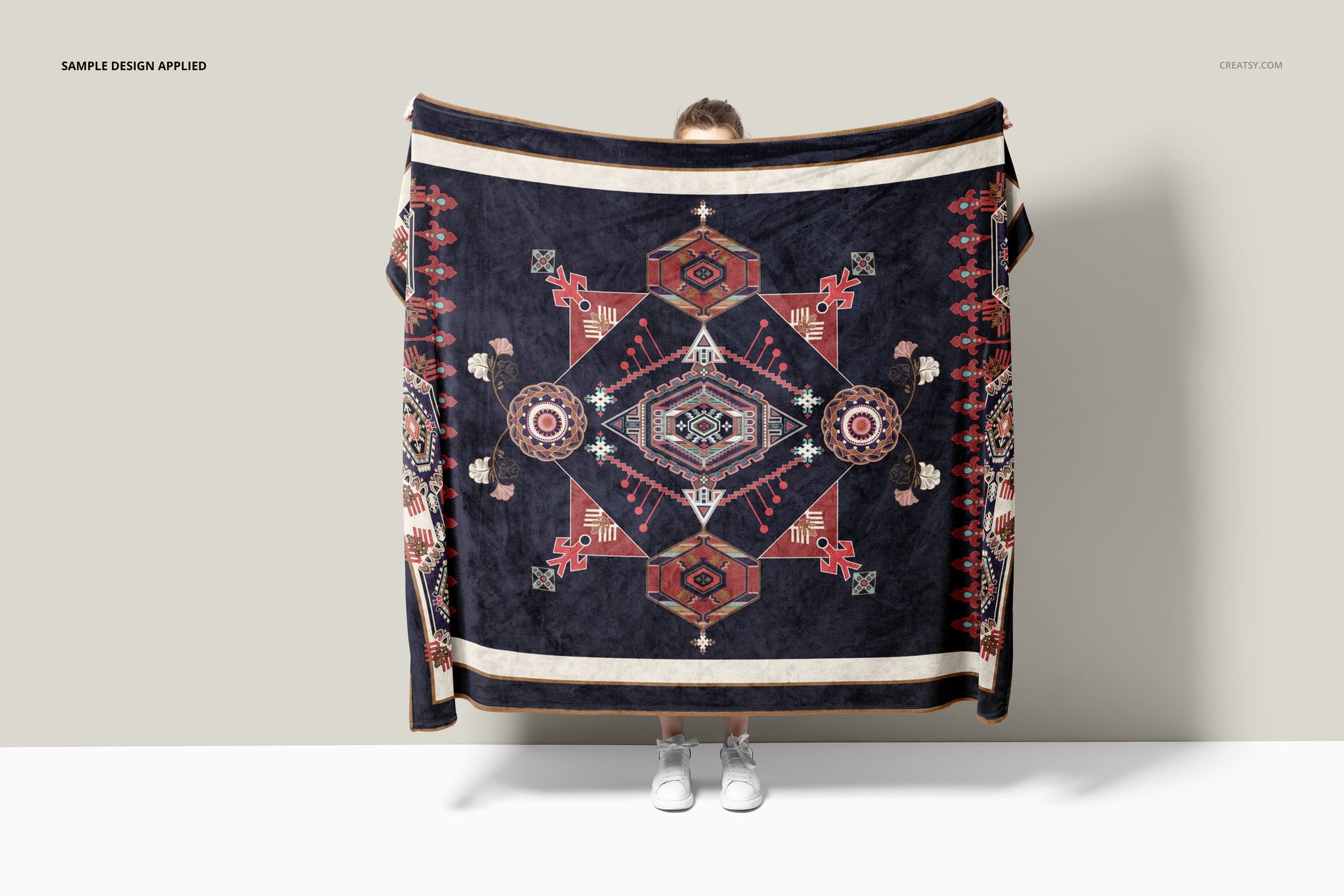 Fleece Throw Blanket Mockup Set - mockup screenshot 5