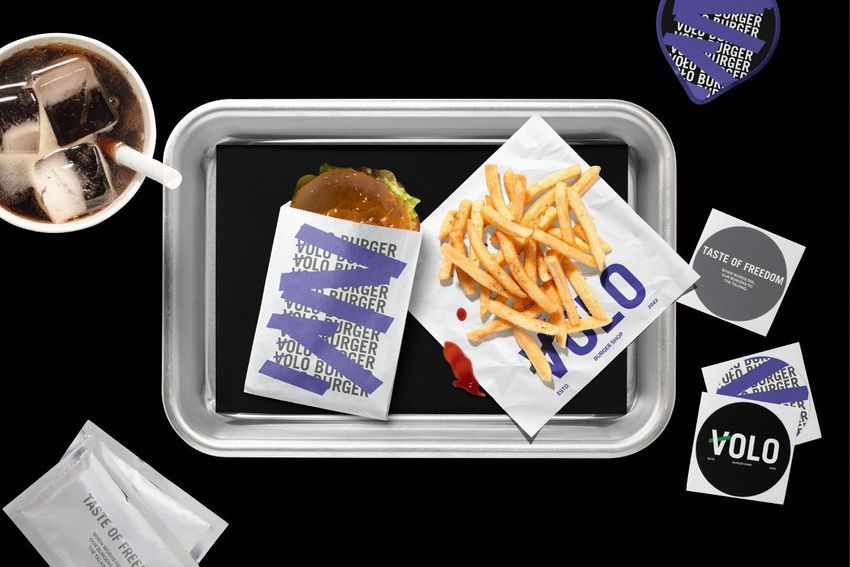Branding | Volo Burger Shop by LMYA - Files in Use example