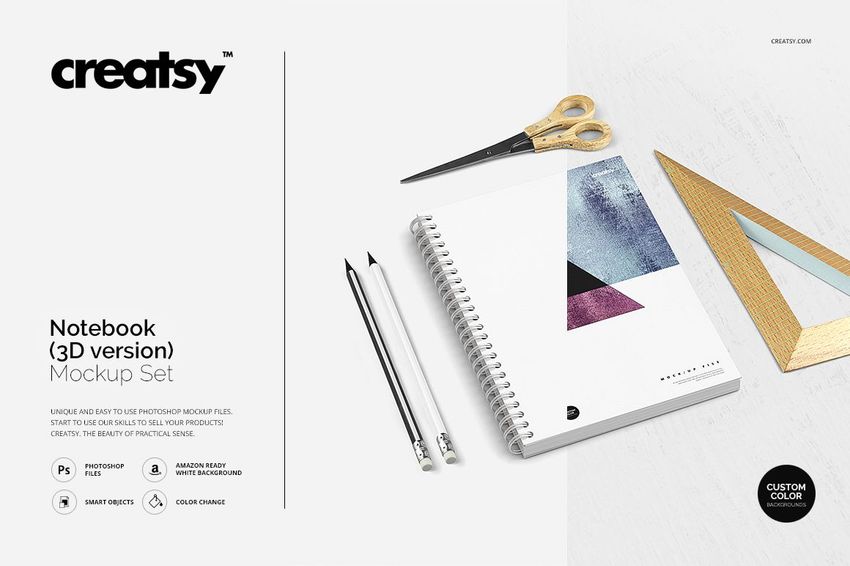 Notebook Mockup Set - mockup screenshot 1