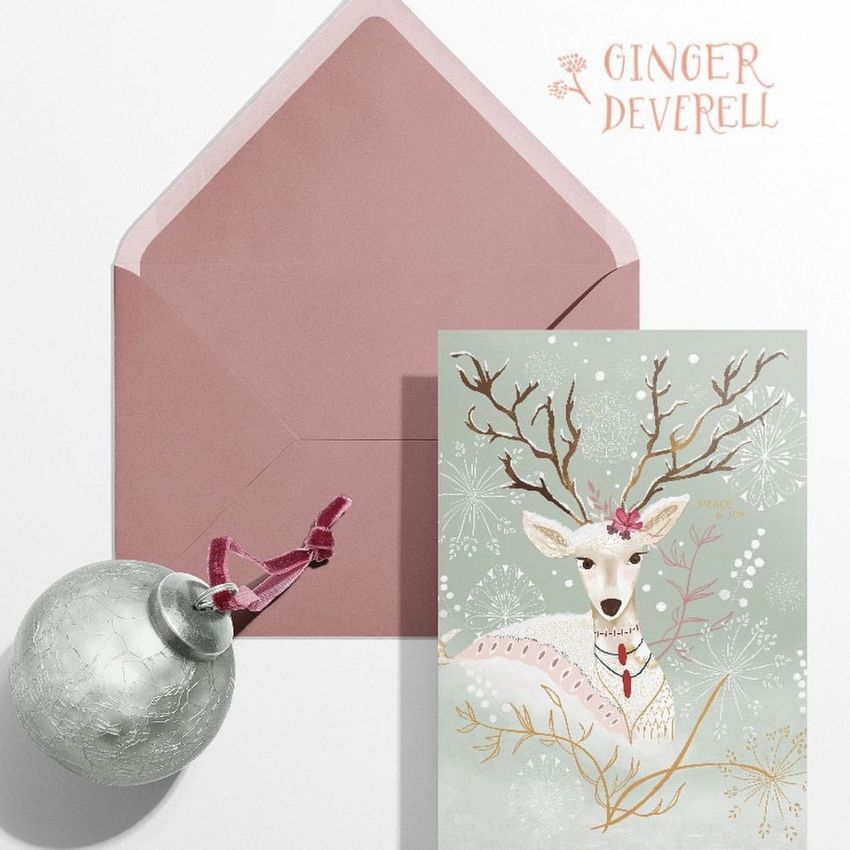 Winter Deer  by Ginger Deverell - Files in Use example