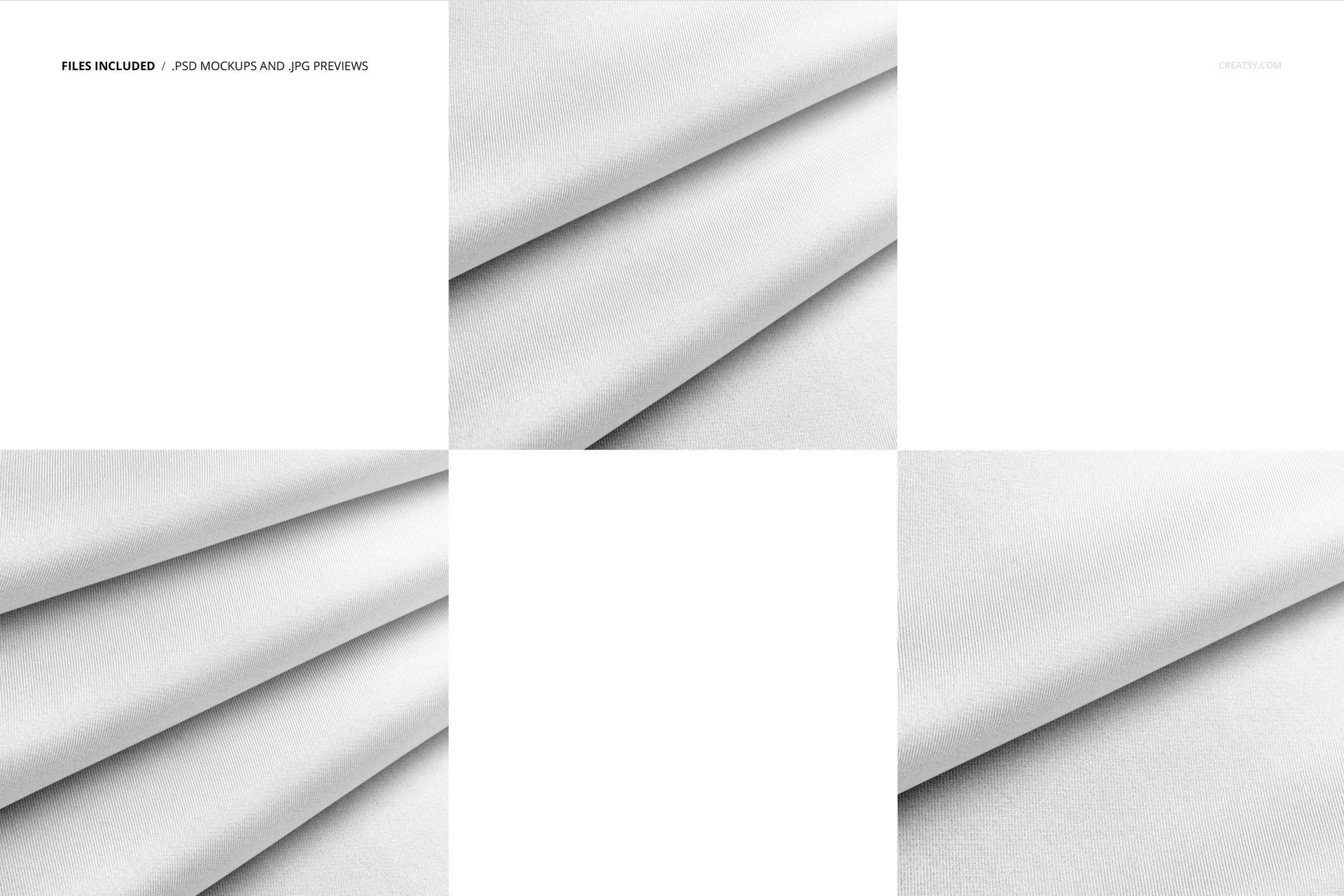 Twill Silk Closeups Mockup Set (16FFv.12) - mockup screenshot 2