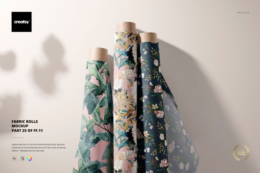 Fabric Rolls Mockup (25FFv.11) - mockup screenshot 1