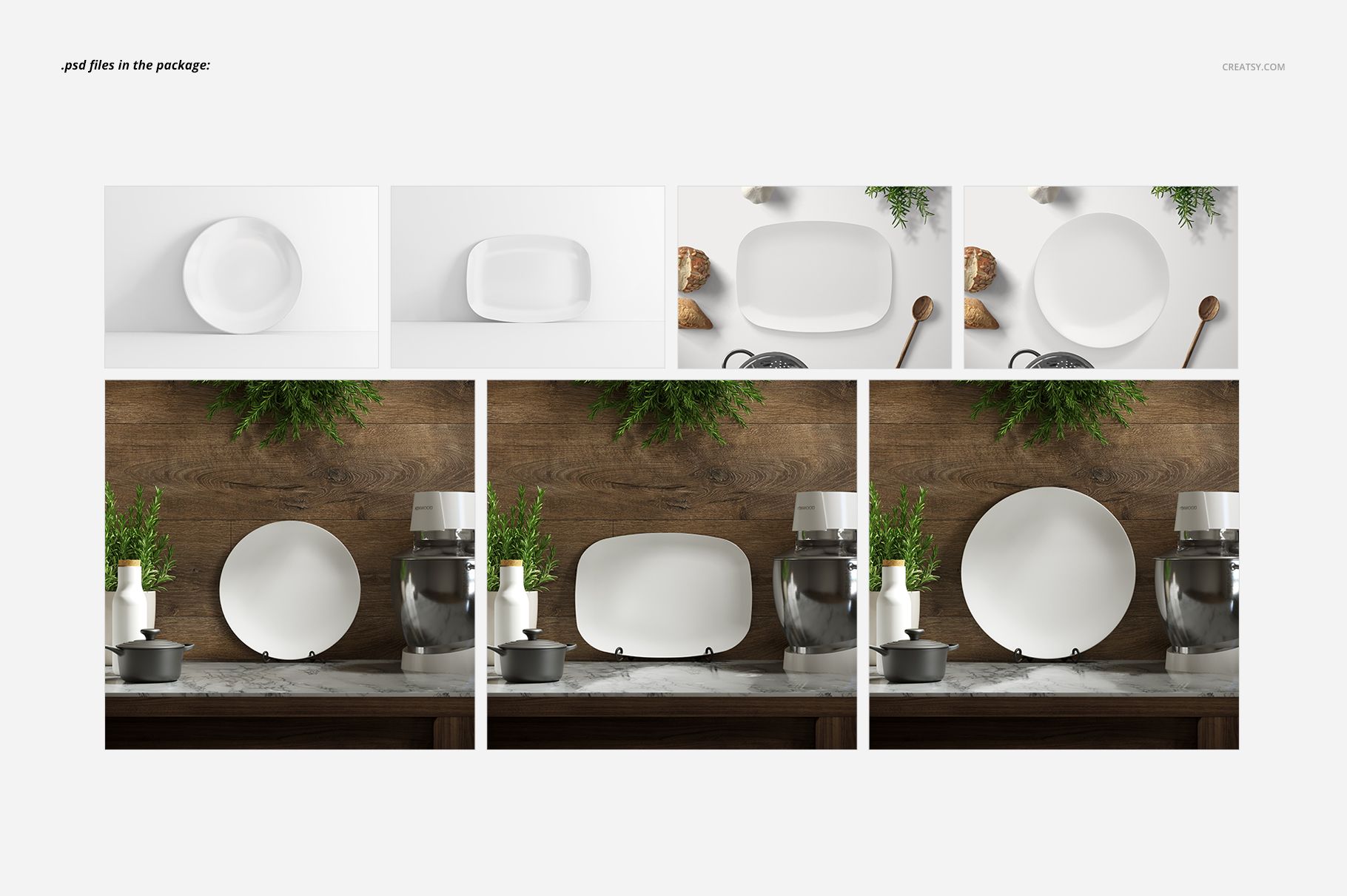 Plate Mockup Set - mockup screenshot 2