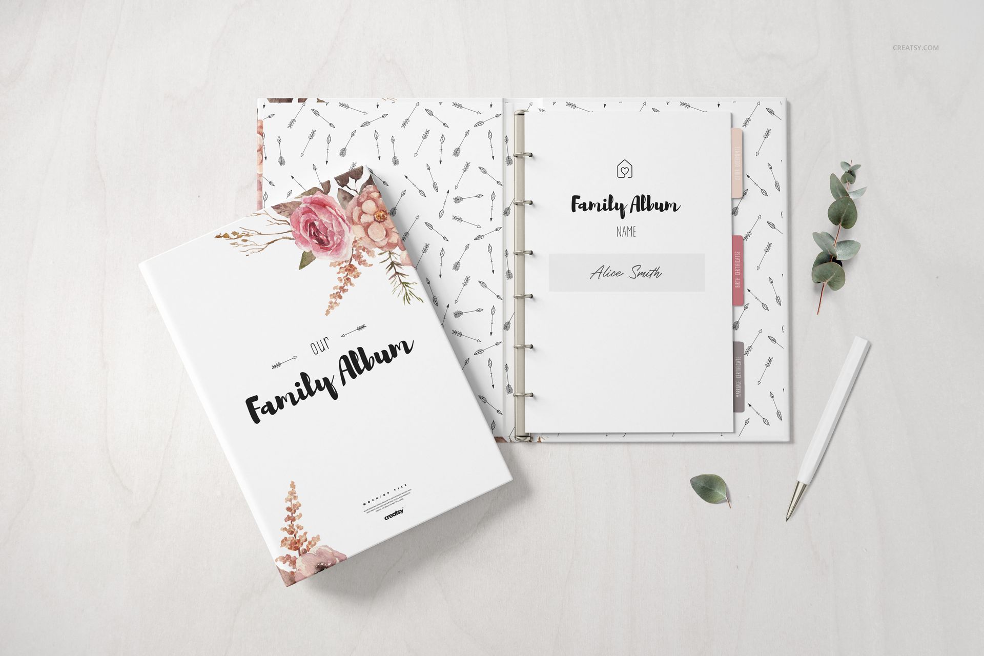 Family Book Mockup Set - mockup screenshot 6