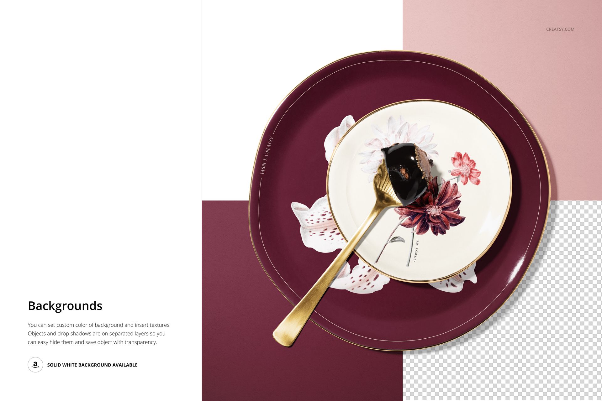 Plate Mockup Set (pastry shop edition) - mockup screenshot 17