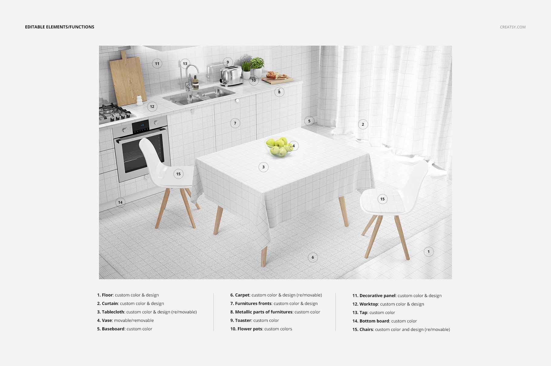 Kitchen Creator Sheet Mockup Set - mockup screenshot 3